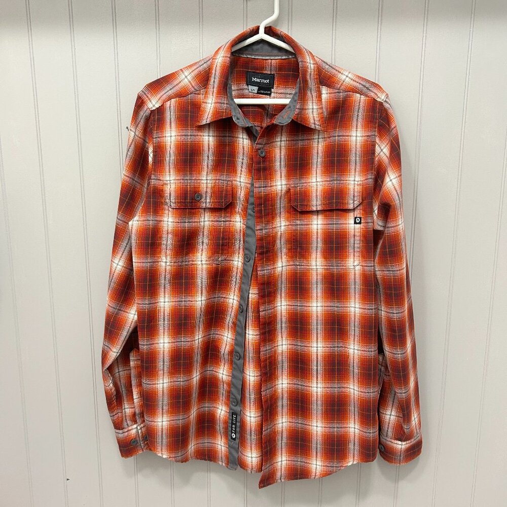 Mens Marmot Small Plaid button down